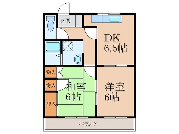 吉田ビルの物件間取画像